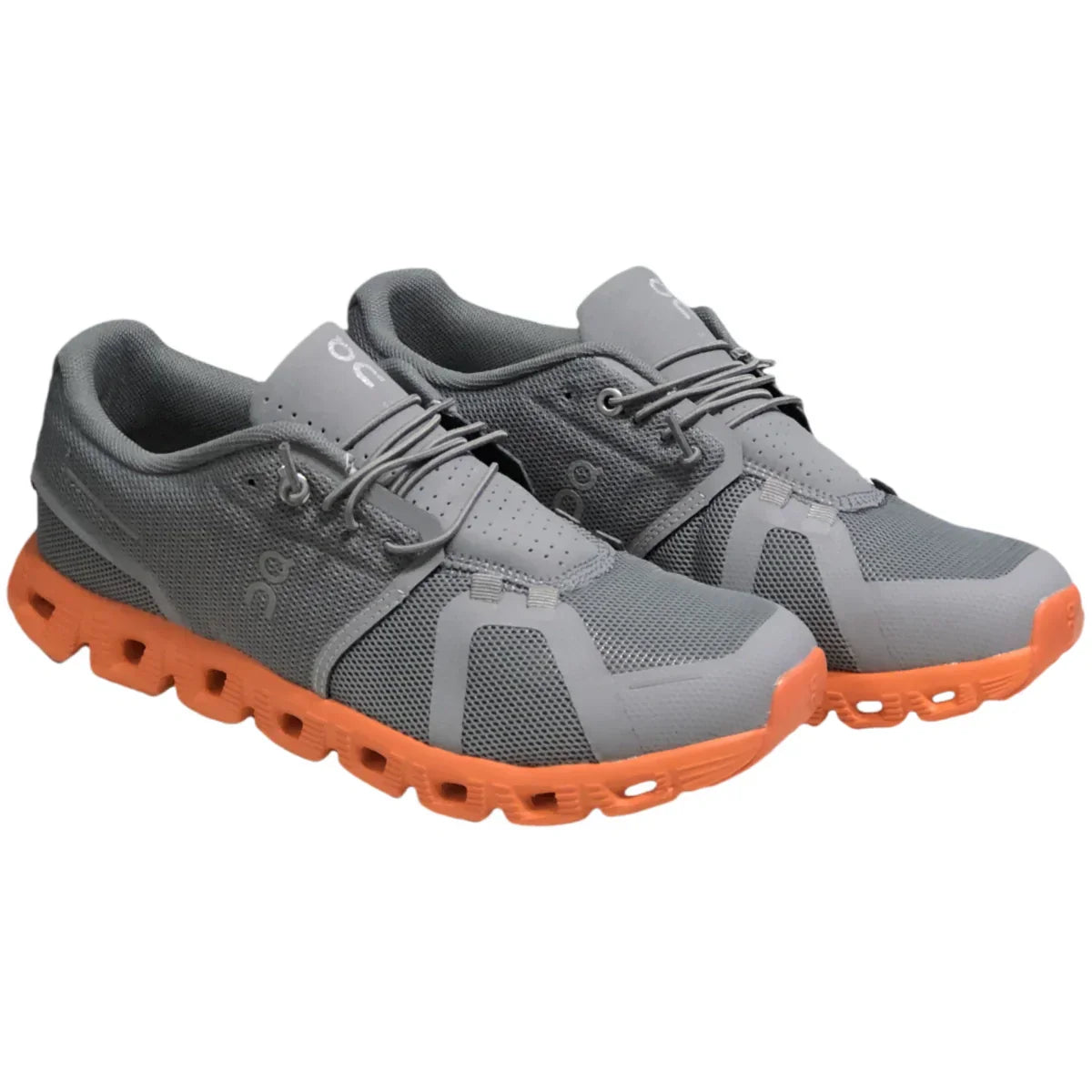 On Cloud 5  Women's Gray Orange/zinc gray burnt orange