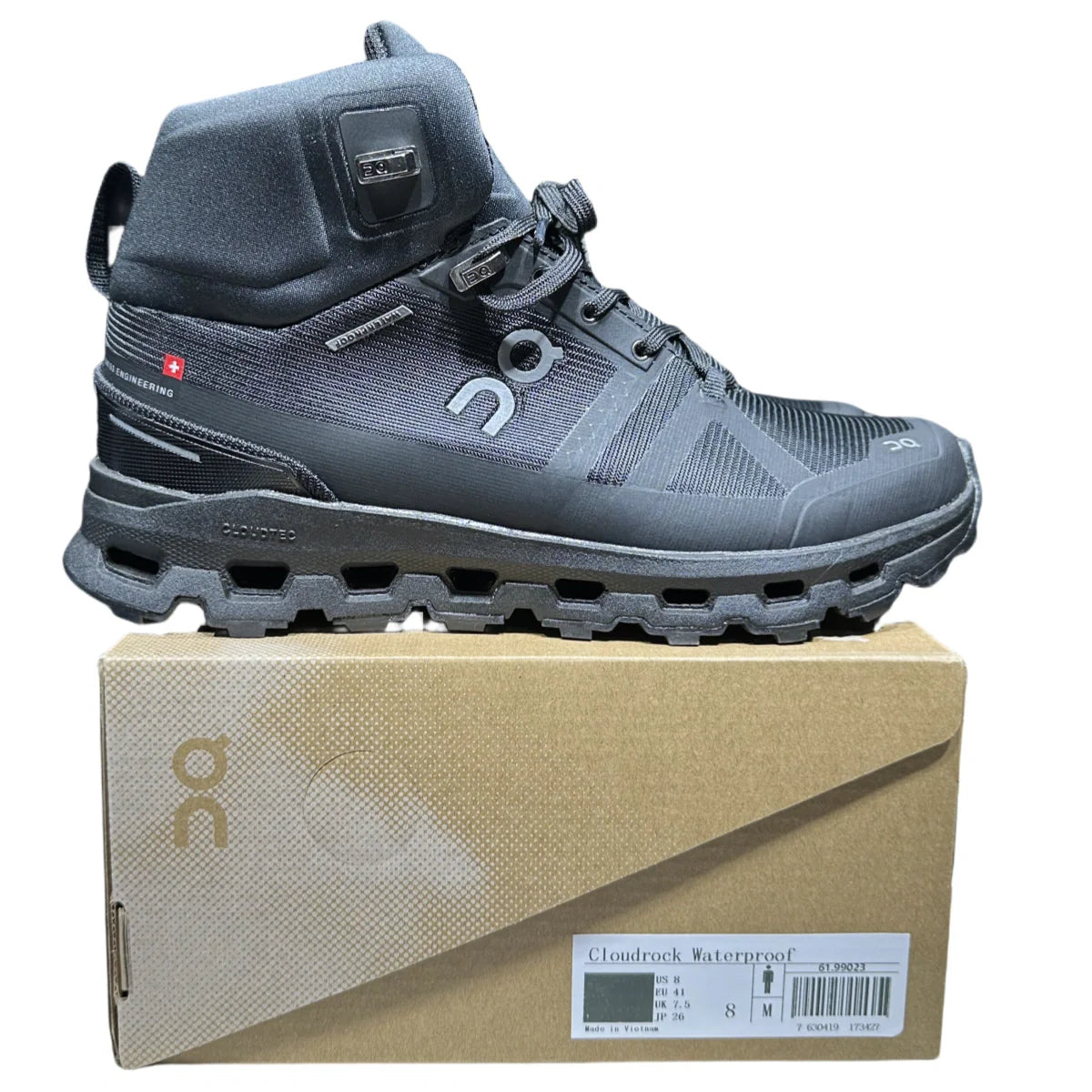 On Cloudrock 2 Waterproof Herren Schwarz