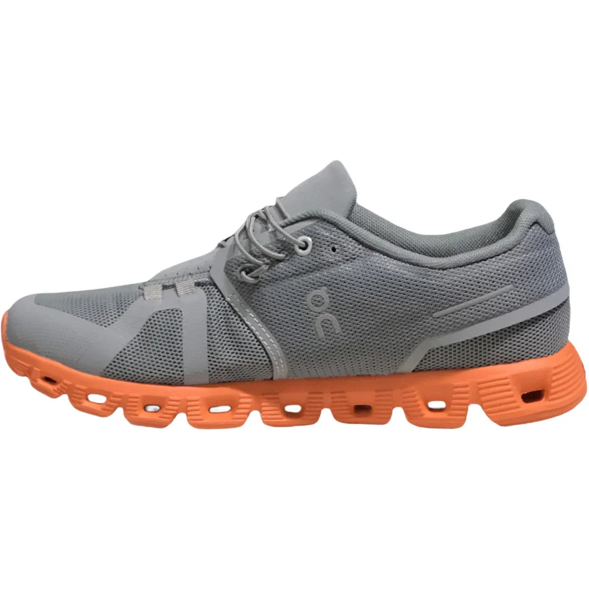 On Cloud 5  Women's Gray Orange/zinc gray burnt orange