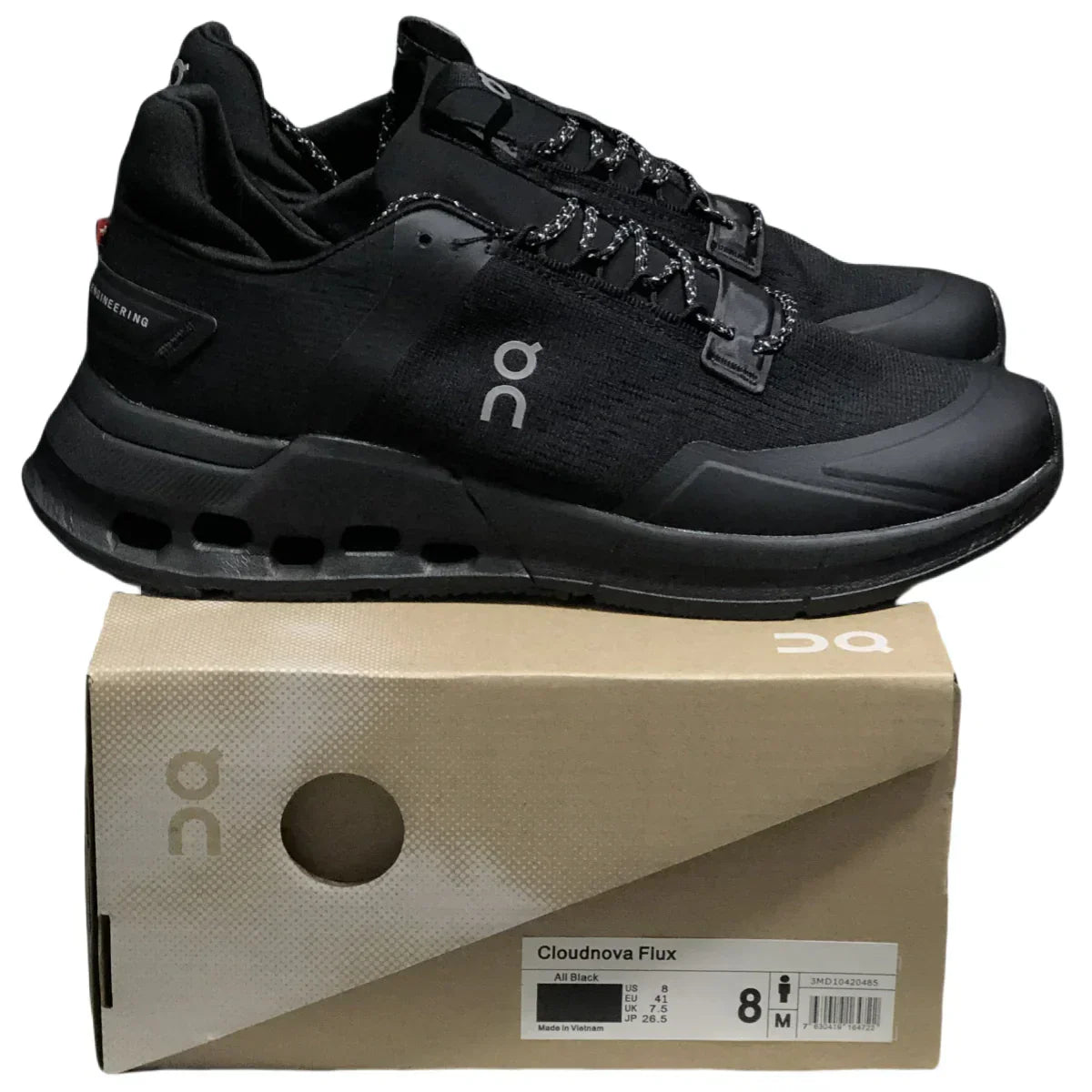 On Cloudnova Flux Men's All Black