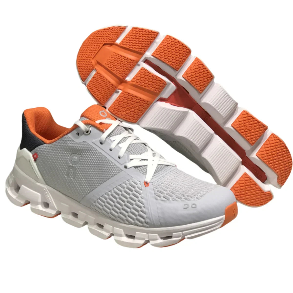 On Cloudflyer 3 Herren Glacial grey/ Flame Orange