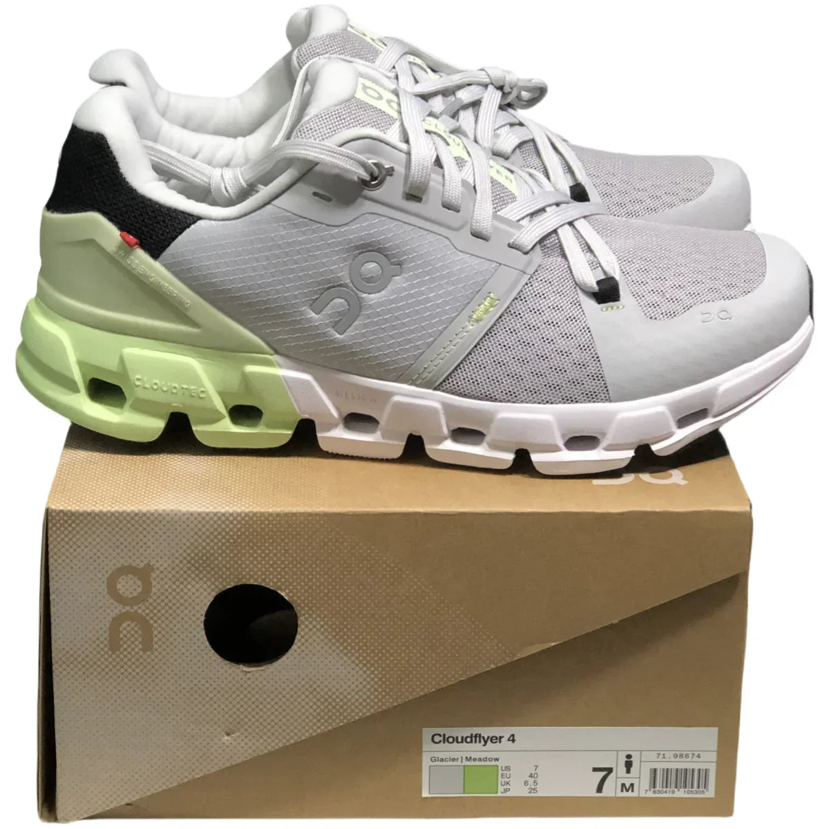 On Cloudflyer 4 Women's White/Green