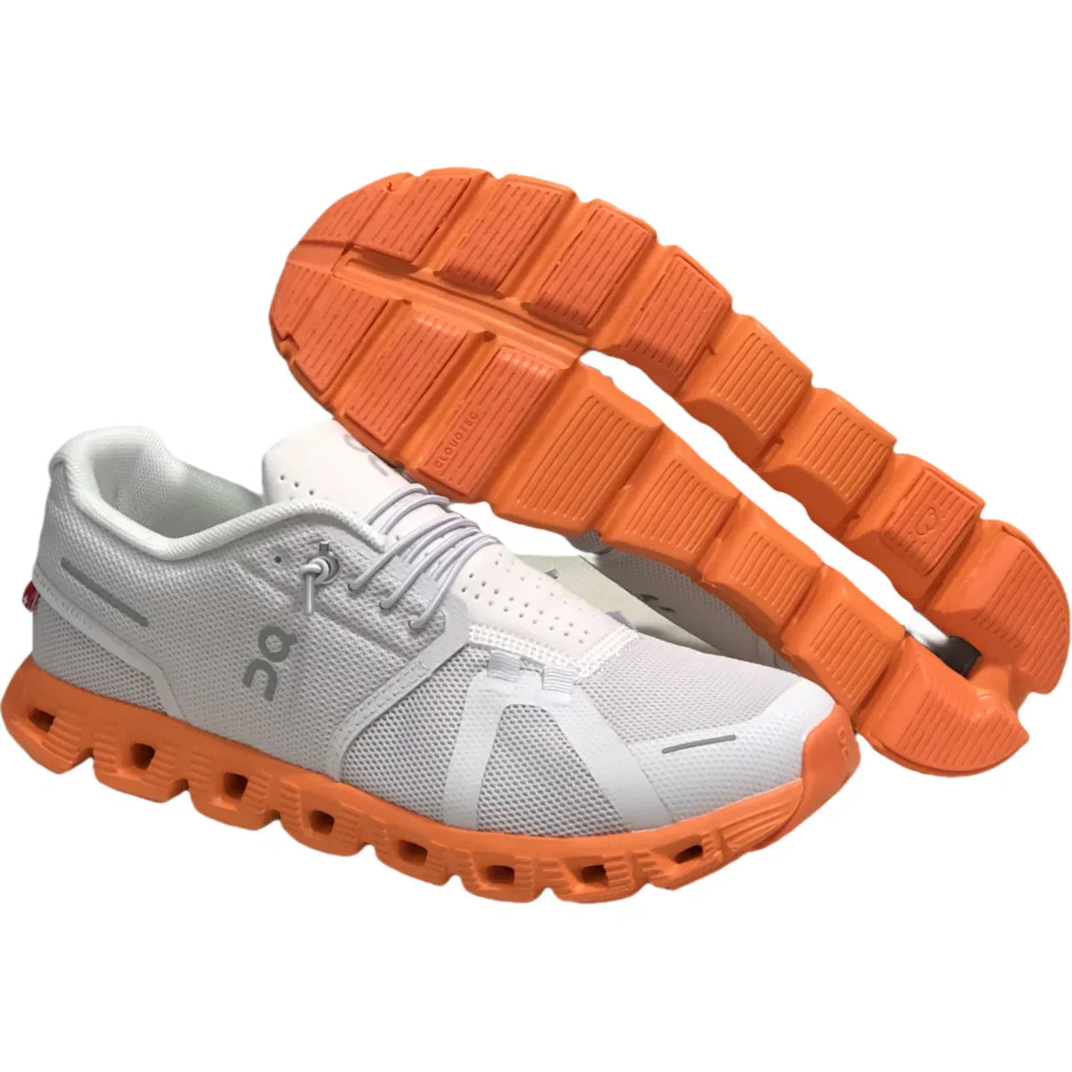 On Cloud 5  Men's White/Orange