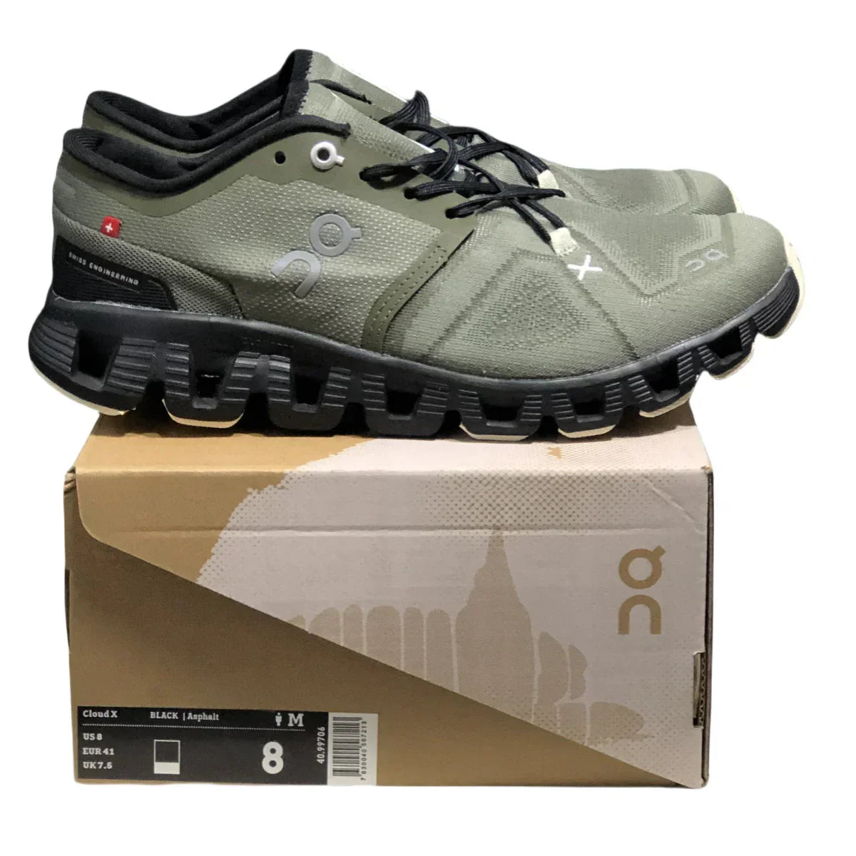 On Cloud X3 /Shift Women’S  Olive Green/Grey