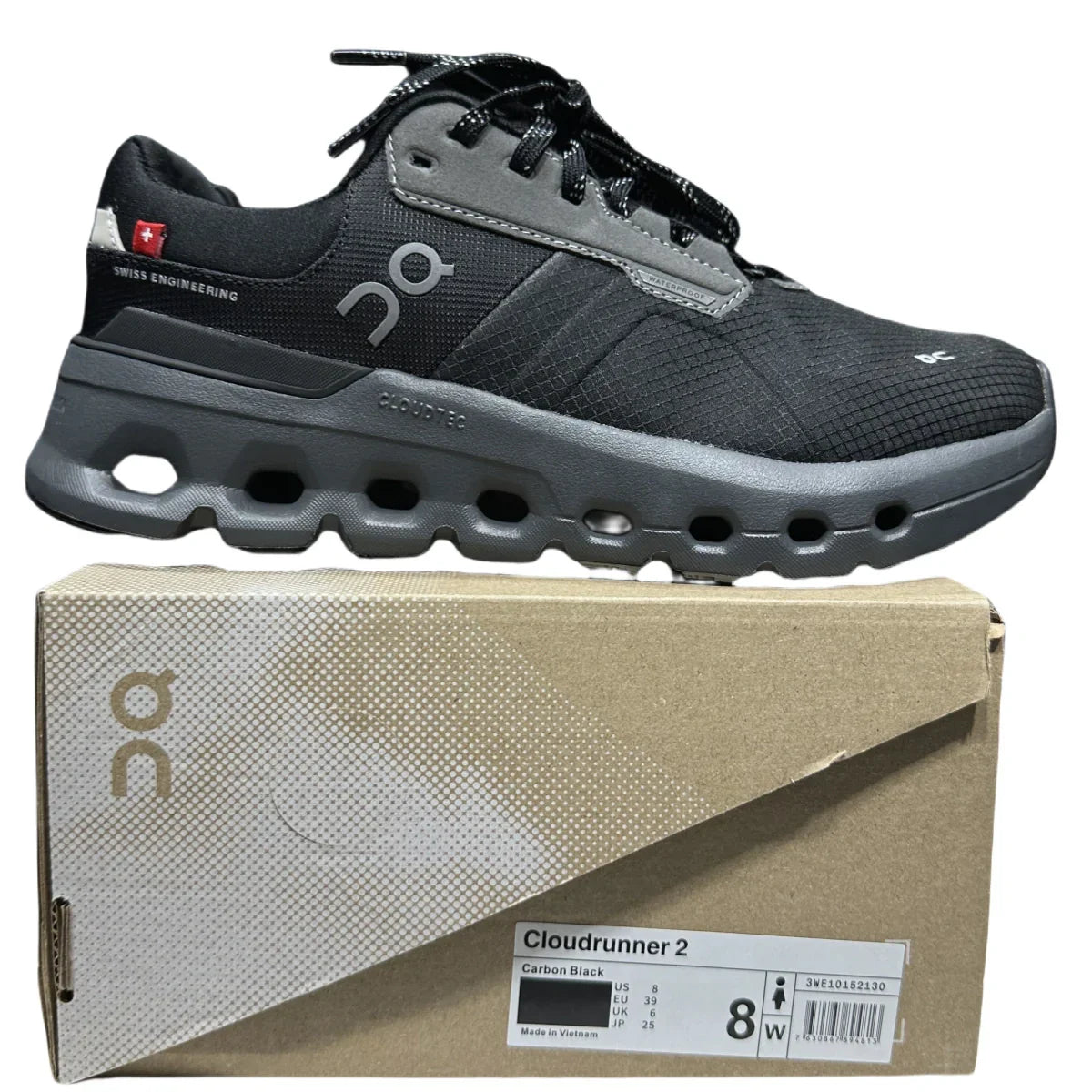 On Cloudrunner 2 Waterproof Herren Schwarz