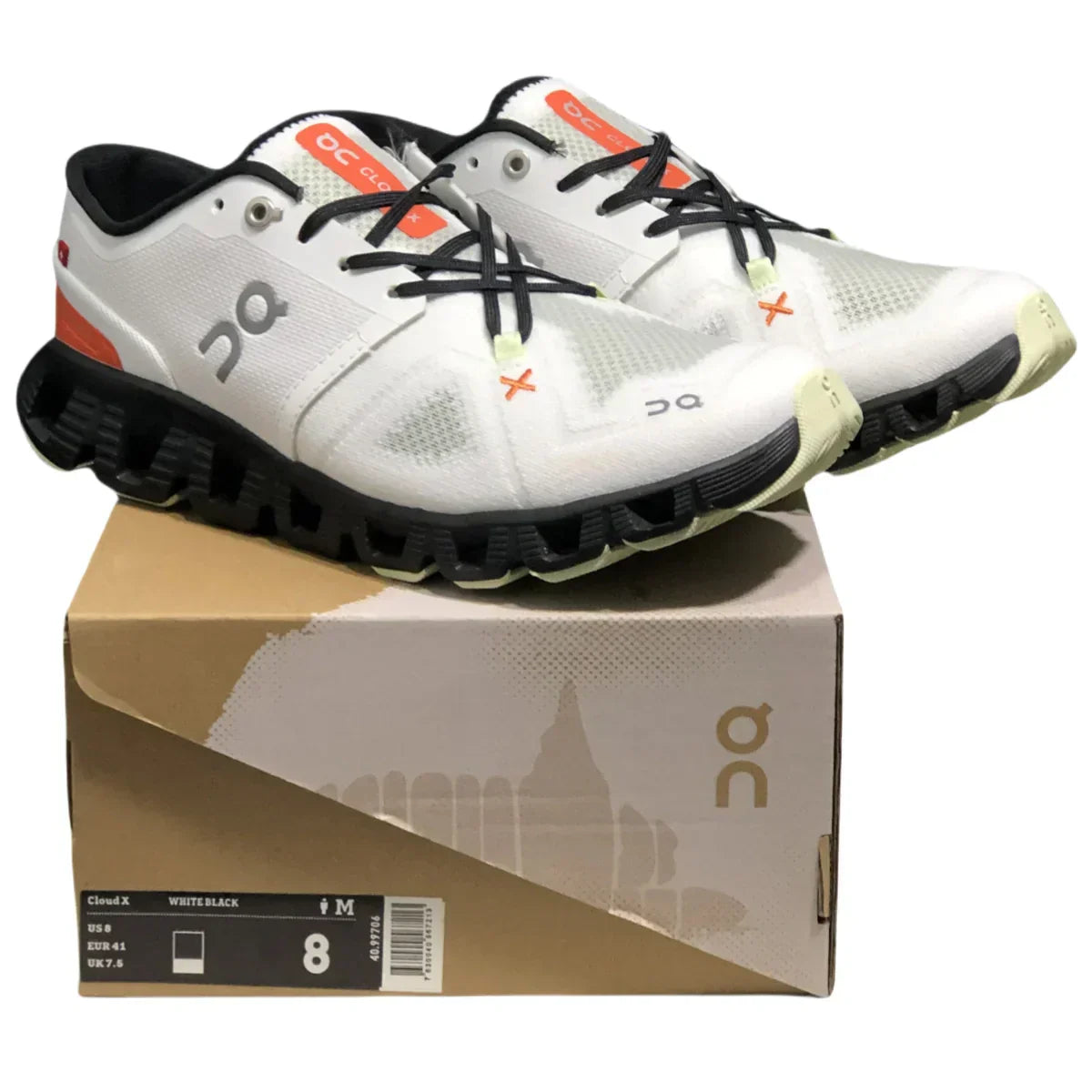 On Cloud X3 /Shift Women’s Lvory White/Orange