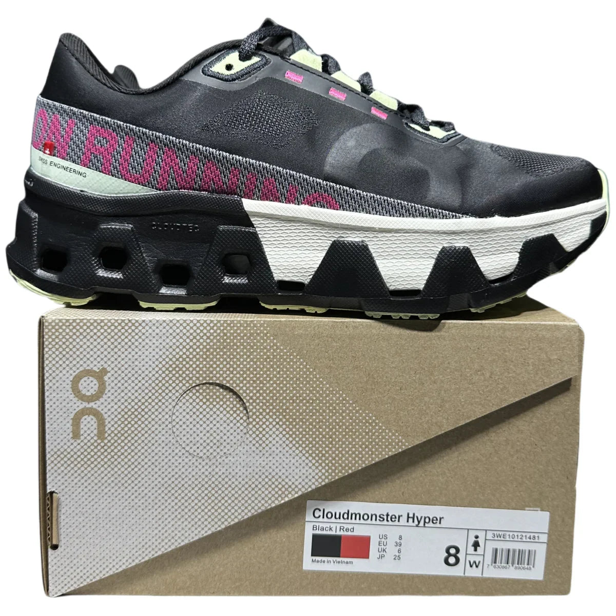 On Cloudmonster Hyper Women's Black/Lima