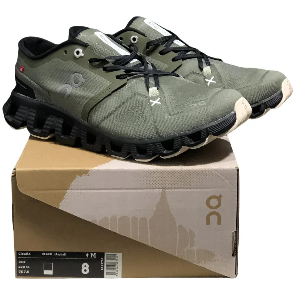 On Cloud X3 /Shift Men'S Olive Green/Grey