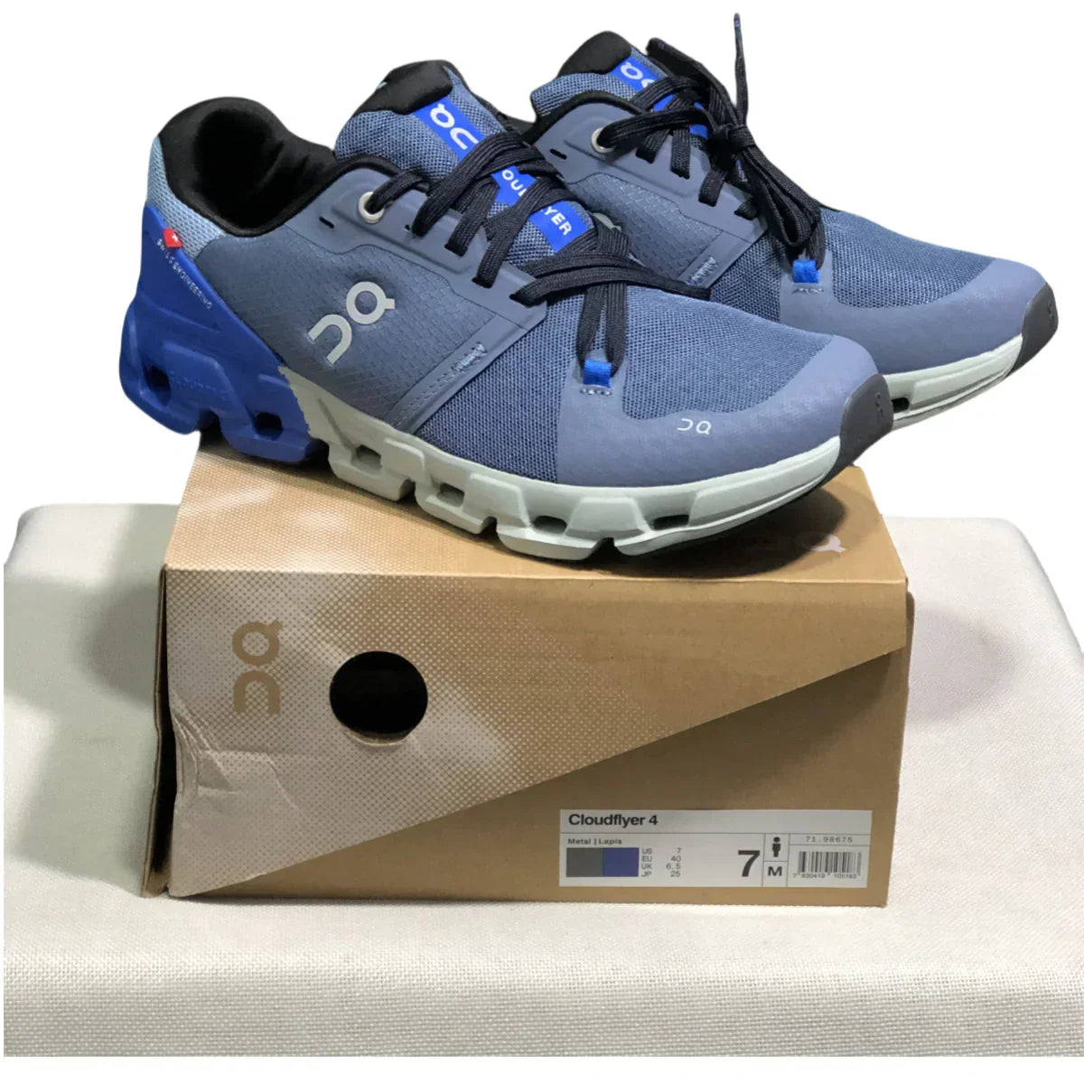 On Cloudflyer 4 Women's Gray/Blue