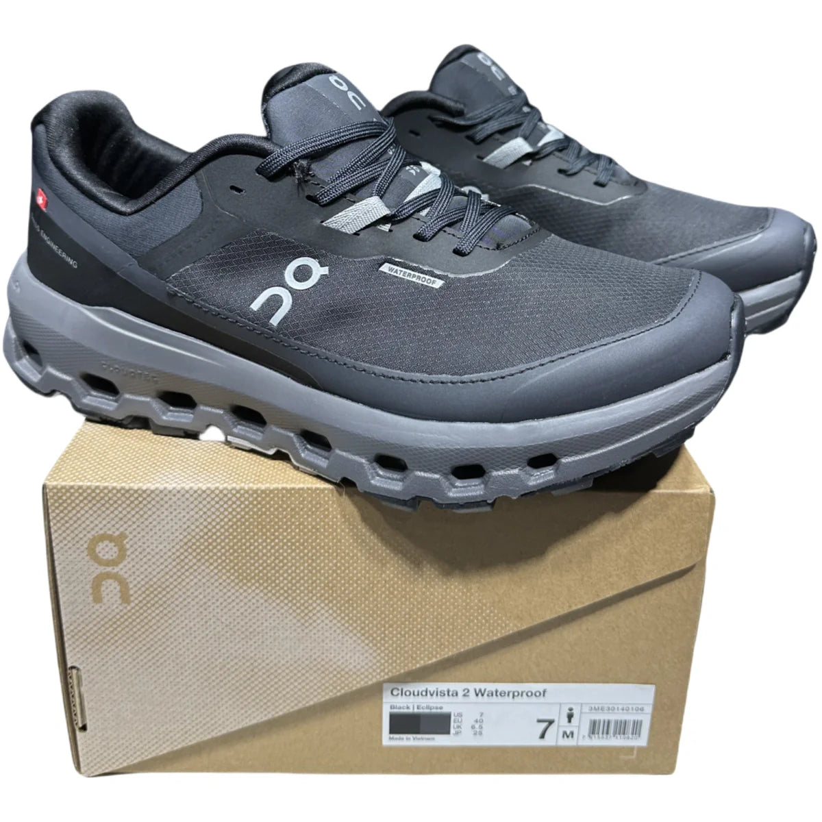 On Cloudvista 2 Waterproof Men's Black