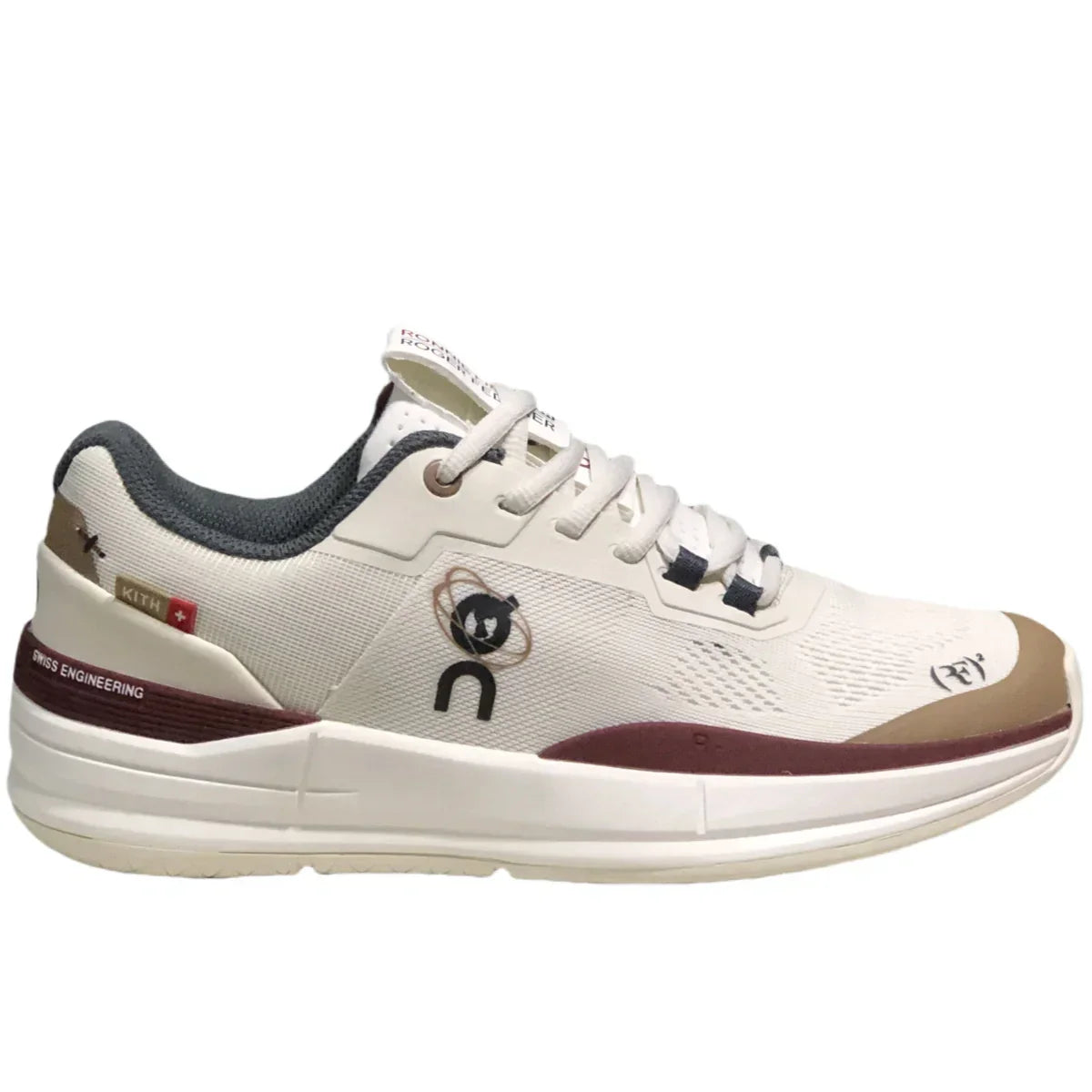 On The Roger Pro Women's Beige/Burgundy