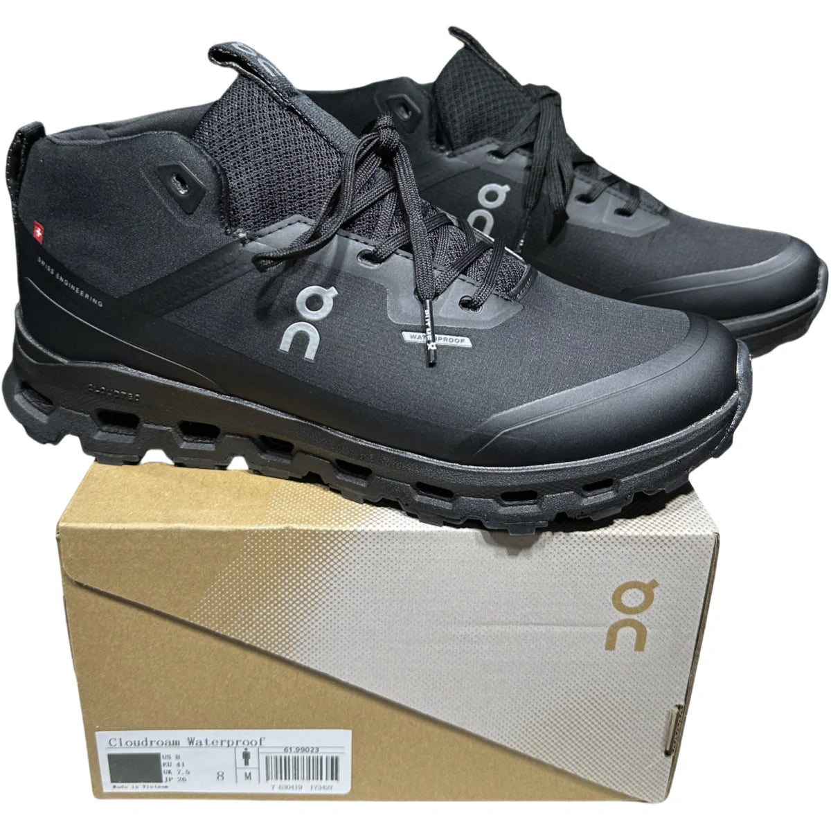 On Cloudrock 2 Waterproof Herren Schwarz