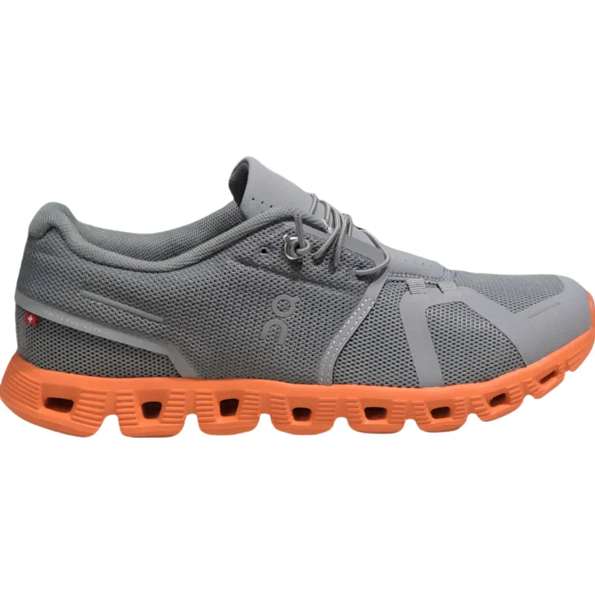 On Cloud 5  Women's Gray Orange/zinc gray burnt orange