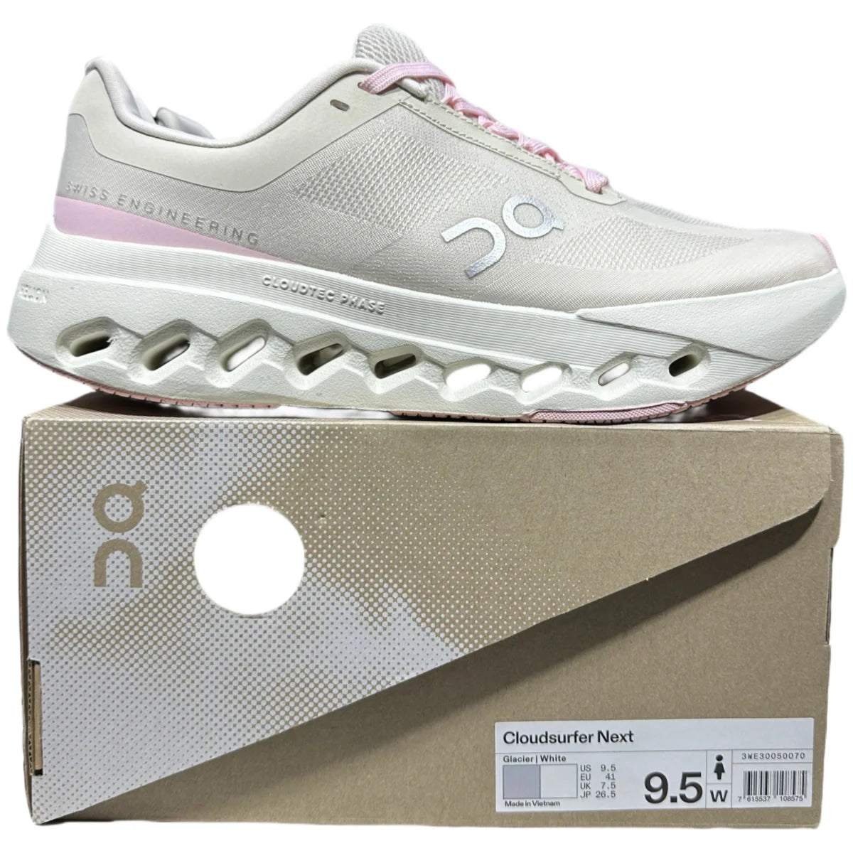 On Cloudsurfer Next Men's White/Pink